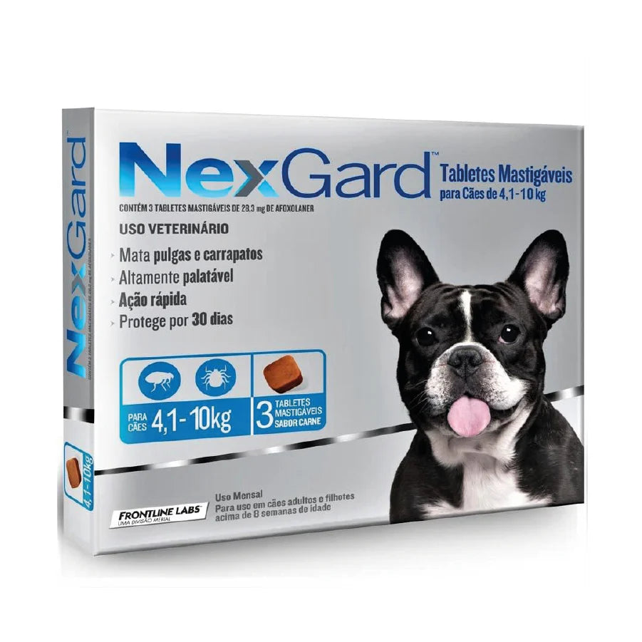 NEXGARD 4,1- 10 KG 1 COMPRIMIDO